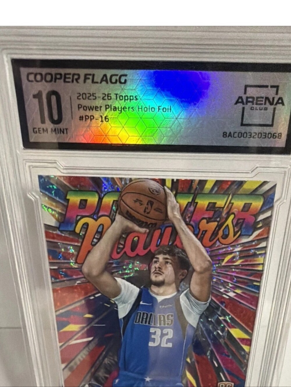 Topps Power Players Holo Foil Basketball Card - Blue, Red, Silver